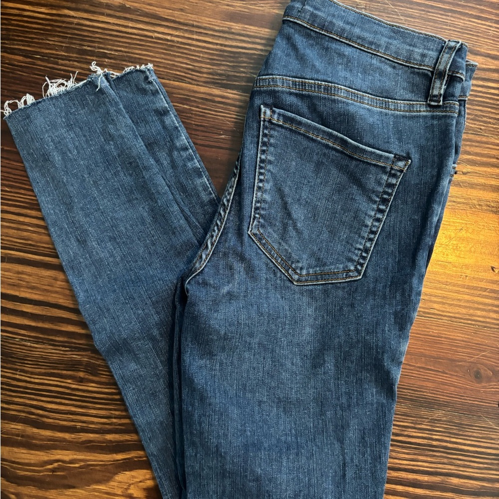 Free People high rise skinny jeans